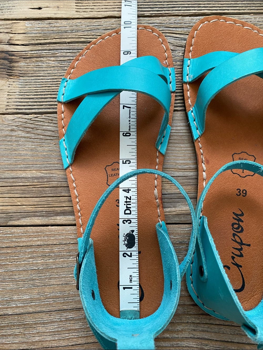 Crupon Febo Cross Barefoot Sandals. Avion. 39. - Picture 6 of 9